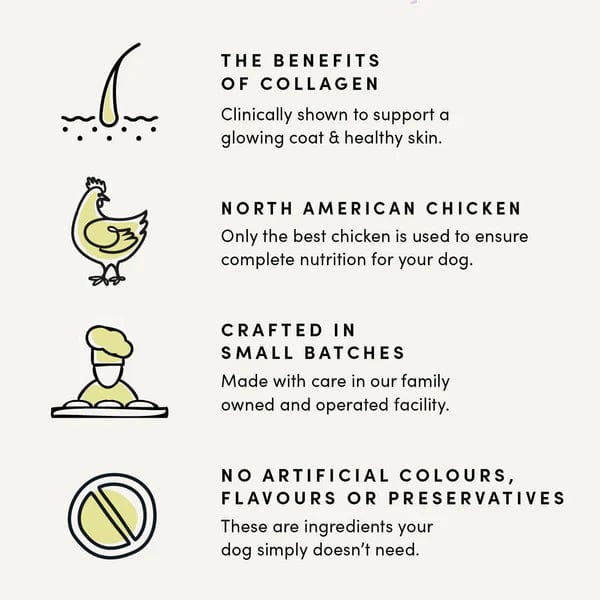 Crumps' naturals Chicken Collagen Jerky Dog Treats (SPECIAL ORDER ITEM) - Image 3