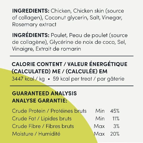 Crumps' naturals Chicken Collagen Jerky Dog Treats (SPECIAL ORDER ITEM) - Image 7