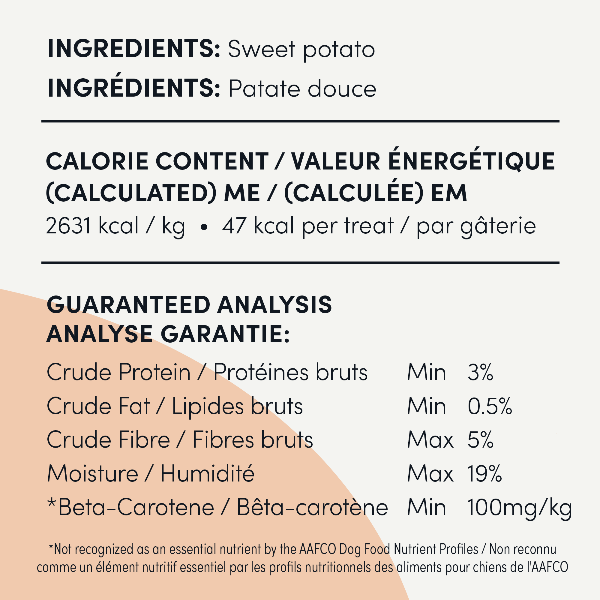Crumps' naturals Sweet Potato Chews Single Ingredient Treats for Dogs - Image 6