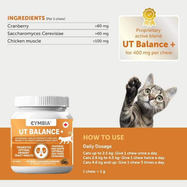 Cymbia UT BALANCE+ Urinary Health Cat Supplement - Image 6