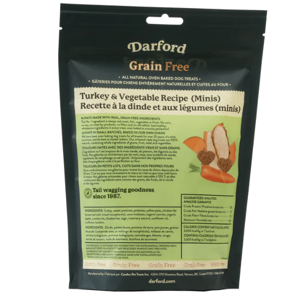 Darford Grain Free Turkey Minis Oven-Baked Dog Treats - Image 3