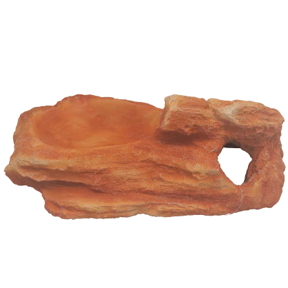 Repti Gear Desert Reptile Food or Water Dish & Cave