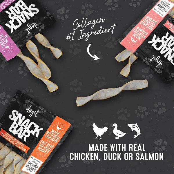 Dogit Snack Bar Salmon Collagen Twists - Image 2