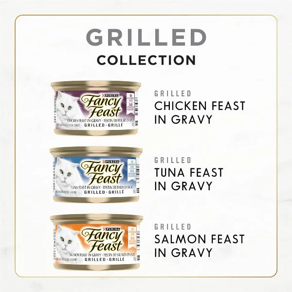 Fancy Feast Grilled in Gravy Canned Cat Food Variety Pack - Image 5