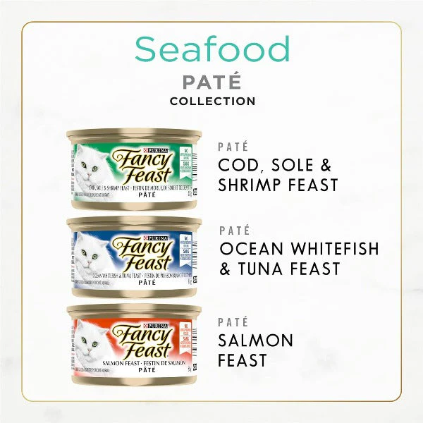 Fancy Feast Seafood Supper Pate Canned Cat Food Variety Pack - Image 5