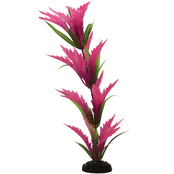 Fish Gear Pink Hygrophila Plastic Aquarium Plant (12")