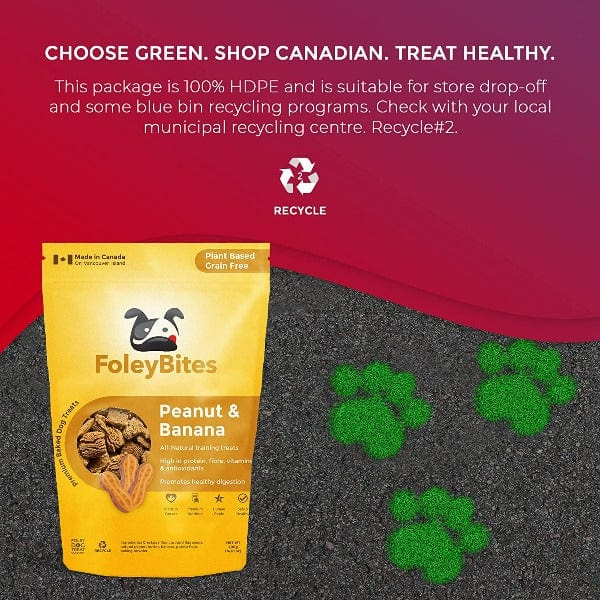 Foley Bites Peanut & Banana Premium Baked Dog Treats - Image 6