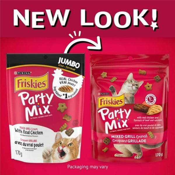 Friskies Party Mix Mixed Grill Crunch Cat Treats - Image 2