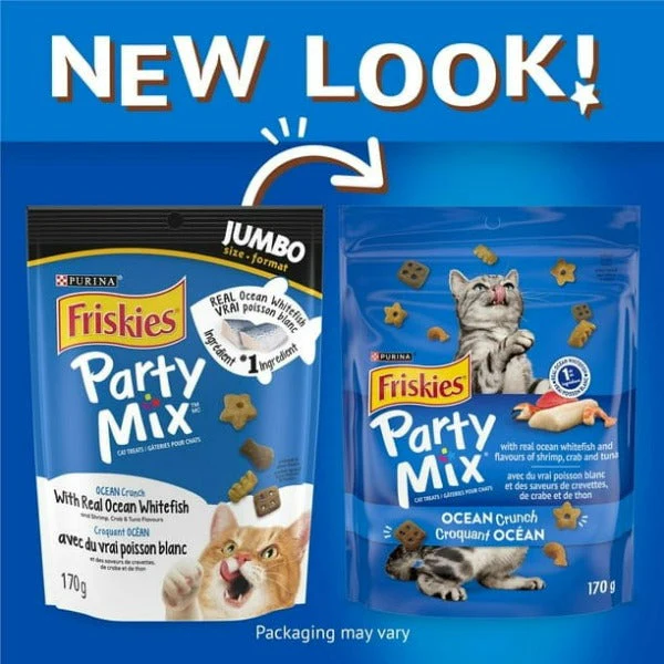 Friskies Party Mix Ocean Crunch Cat Treats - Image 2