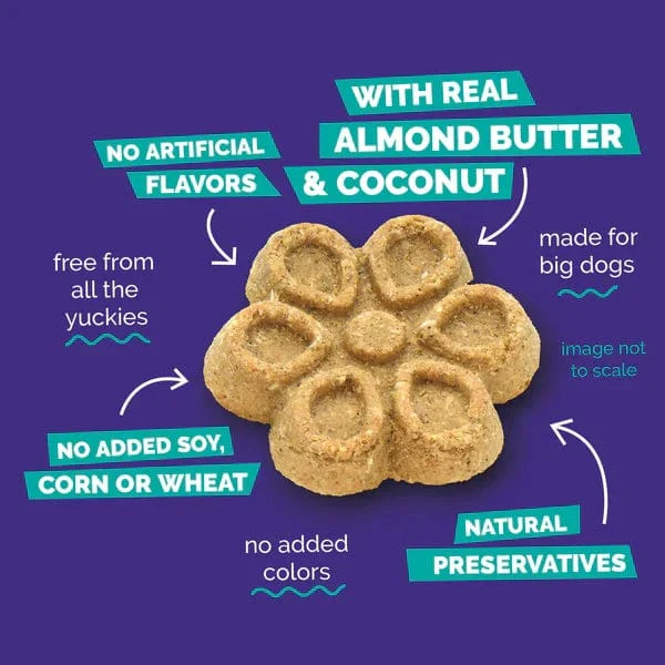 Fruitables Biggies Almond Butter & Coconut Dog Treats - Image 3
