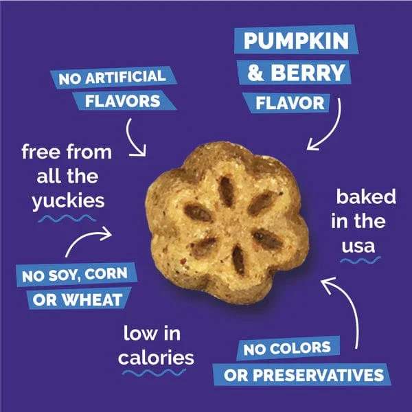 Fruitables Skinny Minis Pumpkin & Berry Flavor Dog Treats - Image 3
