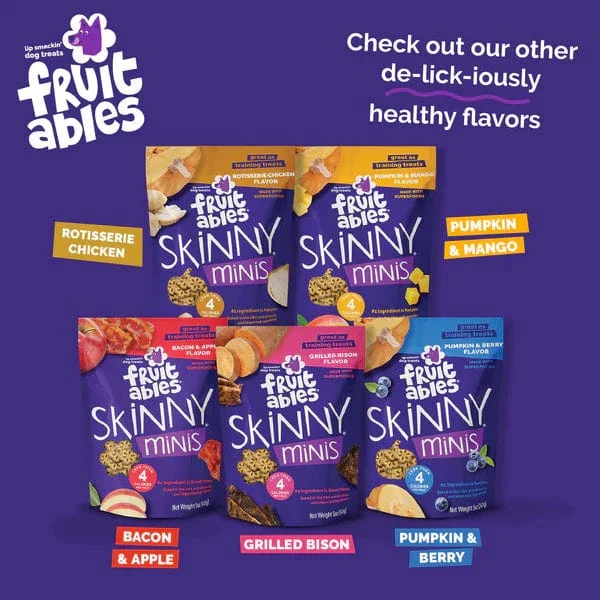 Fruitables Skinny Minis Pumpkin & Mango Flavor Dog Treats - Image 8