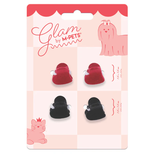 M-PETS GLAM Hair Accessories for Pets | Heart Shape Clip