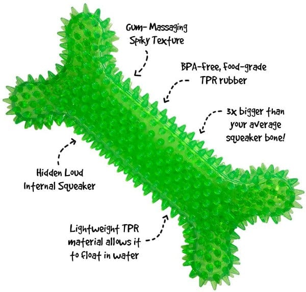 Gnawsome Mega Squeaker Bone - Image 2