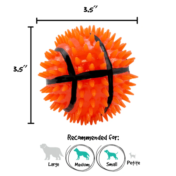Gnawsome Squeak & Light Basketball - Image 3