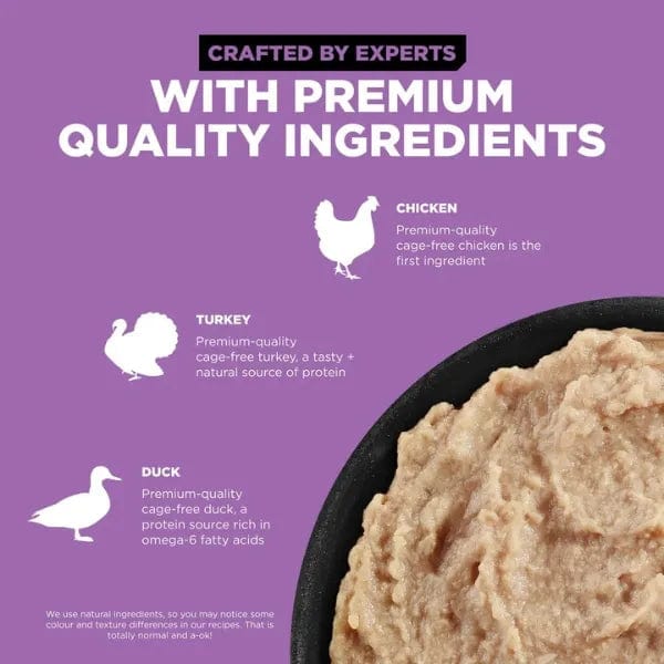 Go! Solutions Carnivore Grain Free Chicken, Turkey & Duck Pate Wet Cat Food - Image 2