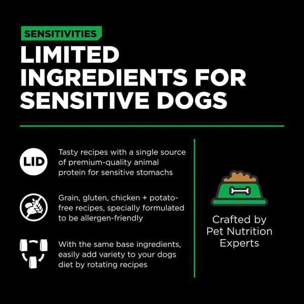 Go! Solutions Sensitivities Limited Ingredient Grain Free Insect Recipe Dry Dog Food, 22lb - Image 3
