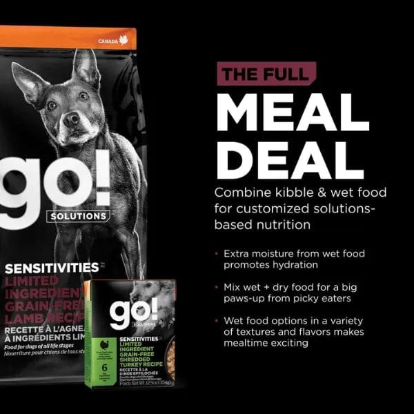 Go! Solutions Sensitivities Limited Ingredient Grain Free Lamb Recipe Dry Dog Food - Image 4