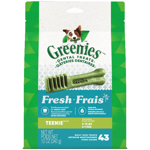 Greenies Fresh Teenie Adult Dog Dental Treats, 12oz