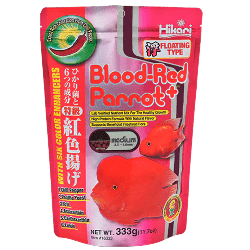 Hikari Tropical Blood Red Parrot+ Floating Pellet Diet - Image 2