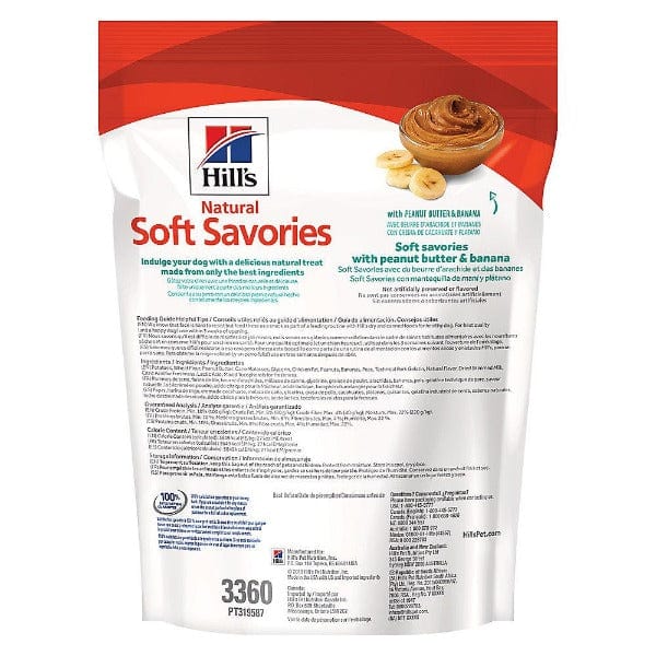 Hill's Natural Soft Savories Peanut Butter & Banana Dog Treats - Image 4