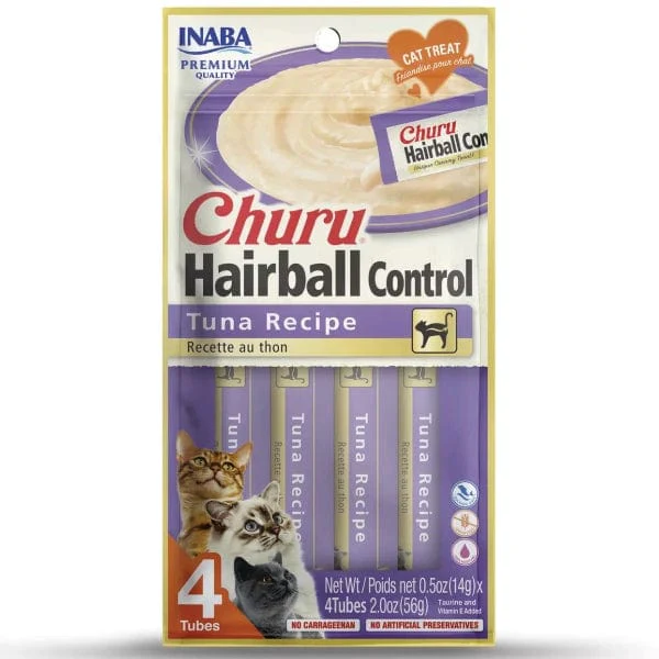 Inaba Churu Indoor Care Tuna Recipe Creamy Purée Cat Treat - Image 6
