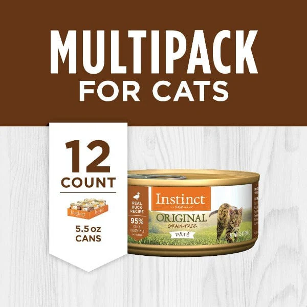 Instinct Original Real Duck Recipe Canned Cat Food - Image 6