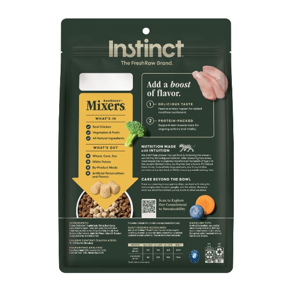 Instinct Raw Boost Mixers Cage-Free Chicken Recipe Dog Food Topper, 6oz - Image 9