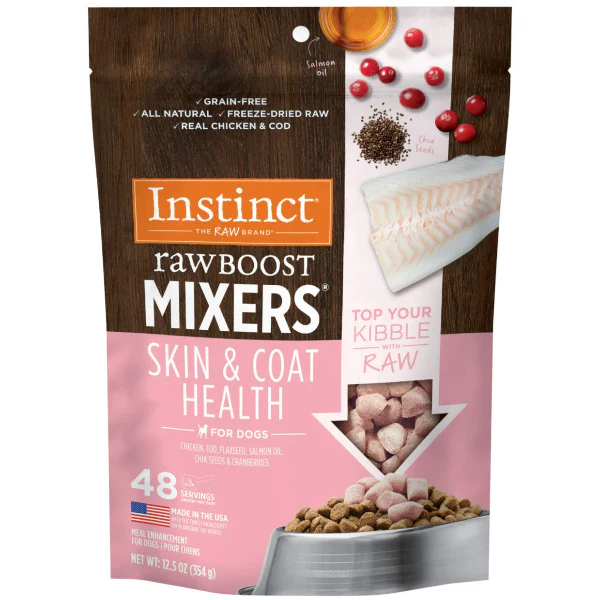 Instinct Raw Boost Mixers Skin & Coat Health Dog Food Topper - Image 10