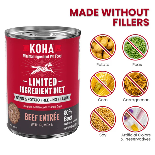 KOHA LID Beef Entrée Canned Dog Food - Image 4