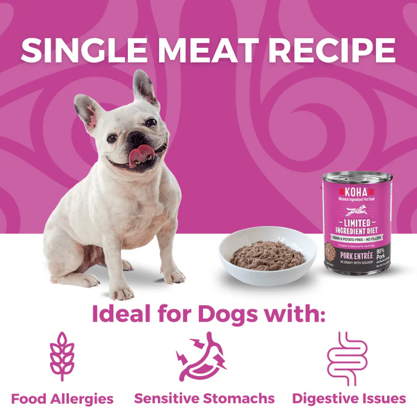 KOHA LID Pork Entrée Canned Dog Food - Image 2