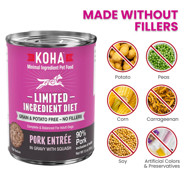KOHA LID Pork Entrée Canned Dog Food - Image 4