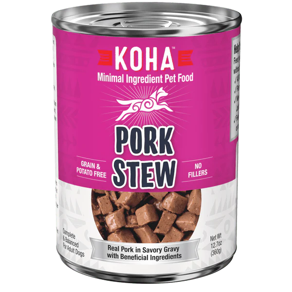 KOHA Pork Stew Canned Dog Food