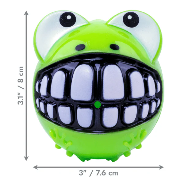 KONG Grinz Frog Dog Toy - Image 3