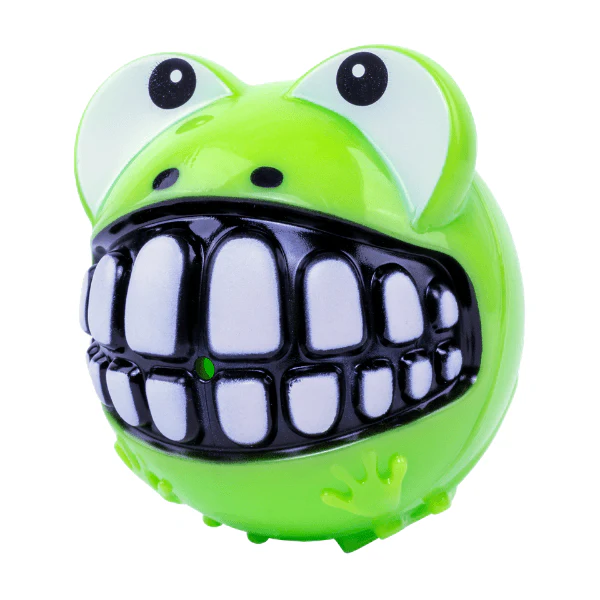 KONG Grinz Frog Dog Toy - Image 4