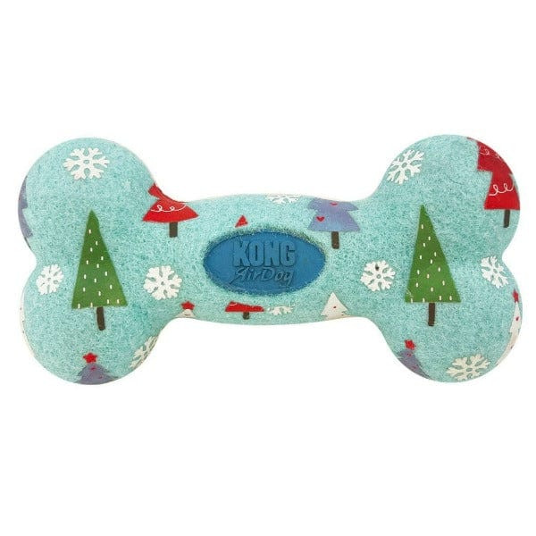KONG Holiday AirDog Squeaker Bone Medium Dog Toy - Image 2