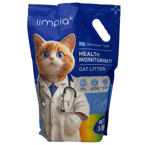 Limpia Health Monitoring Cat Litter; Crystal
