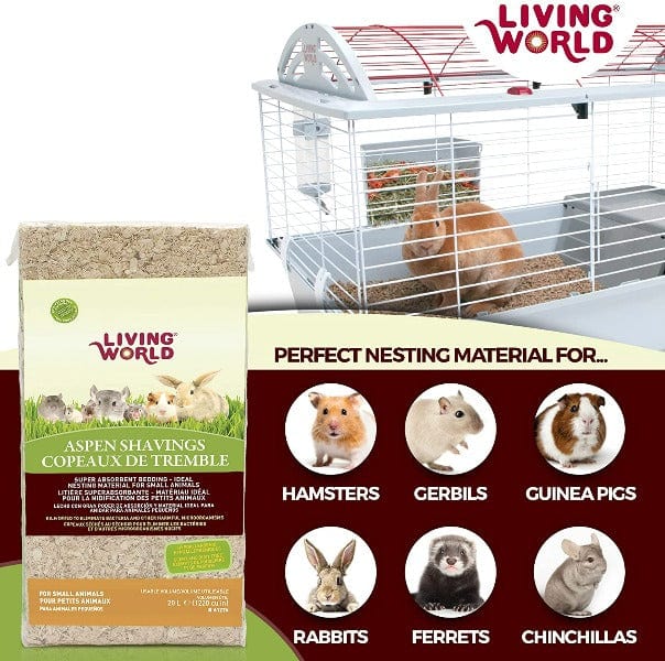 Living World Aspen Shavings for Small Animals - Image 4