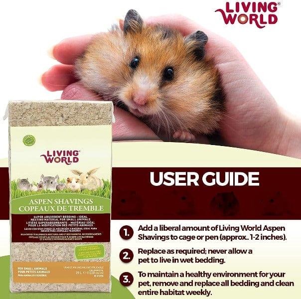 Living World Aspen Shavings for Small Animals - Image 5