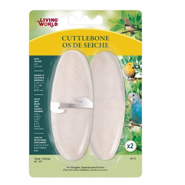 Living World Cuttlebone with Holder for Birds - Image 4