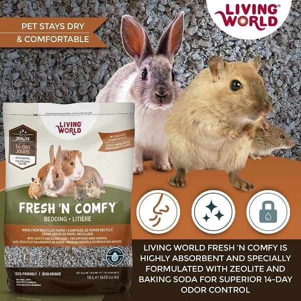 Living World Fresh 'N Comfy Bedding for Small Animals; Tan - Image 2