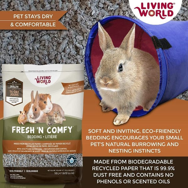 Living World Fresh 'N Comfy Bedding for Small Animals; Tan - Image 3