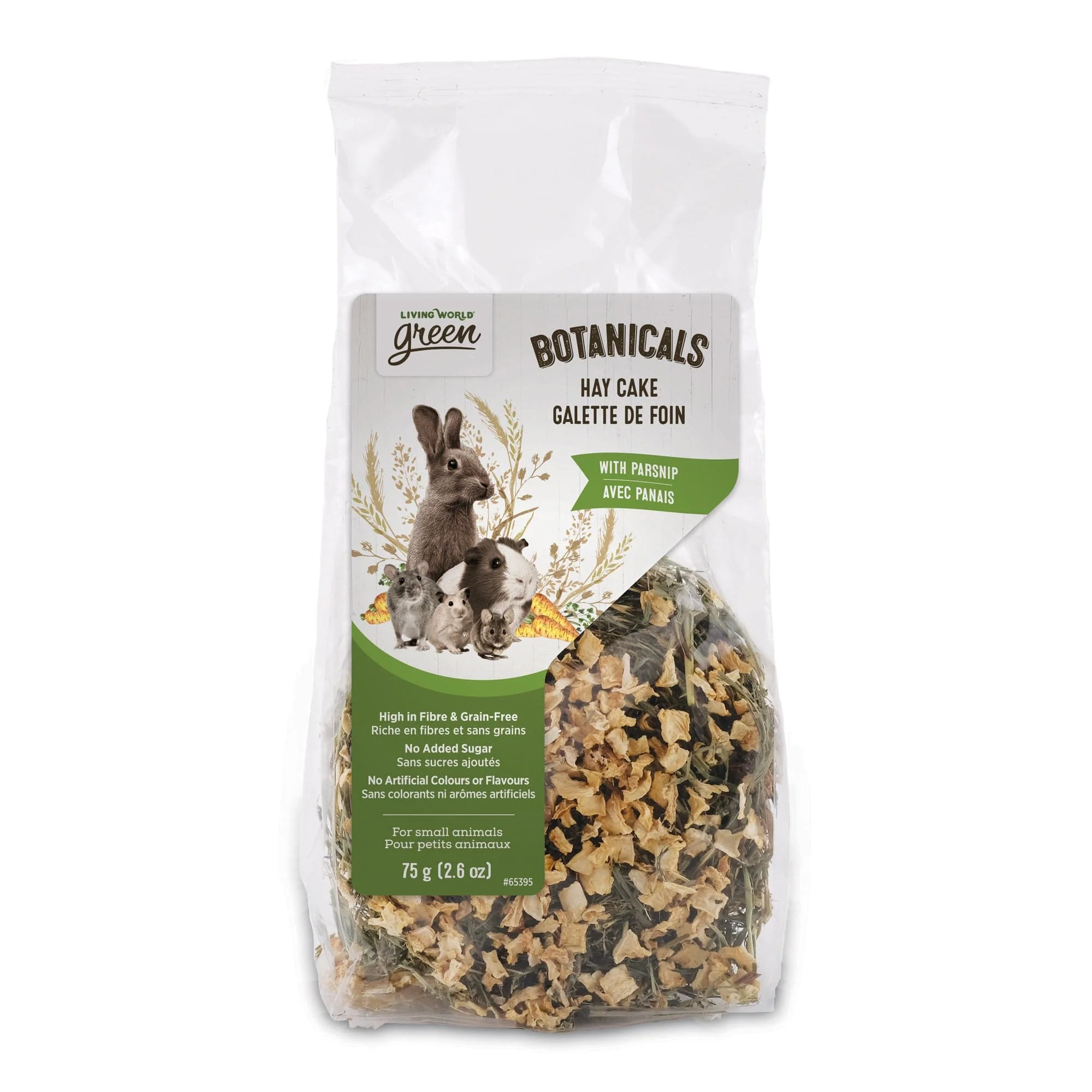 Living World Green Botanicals Hay Cake with Parsnip