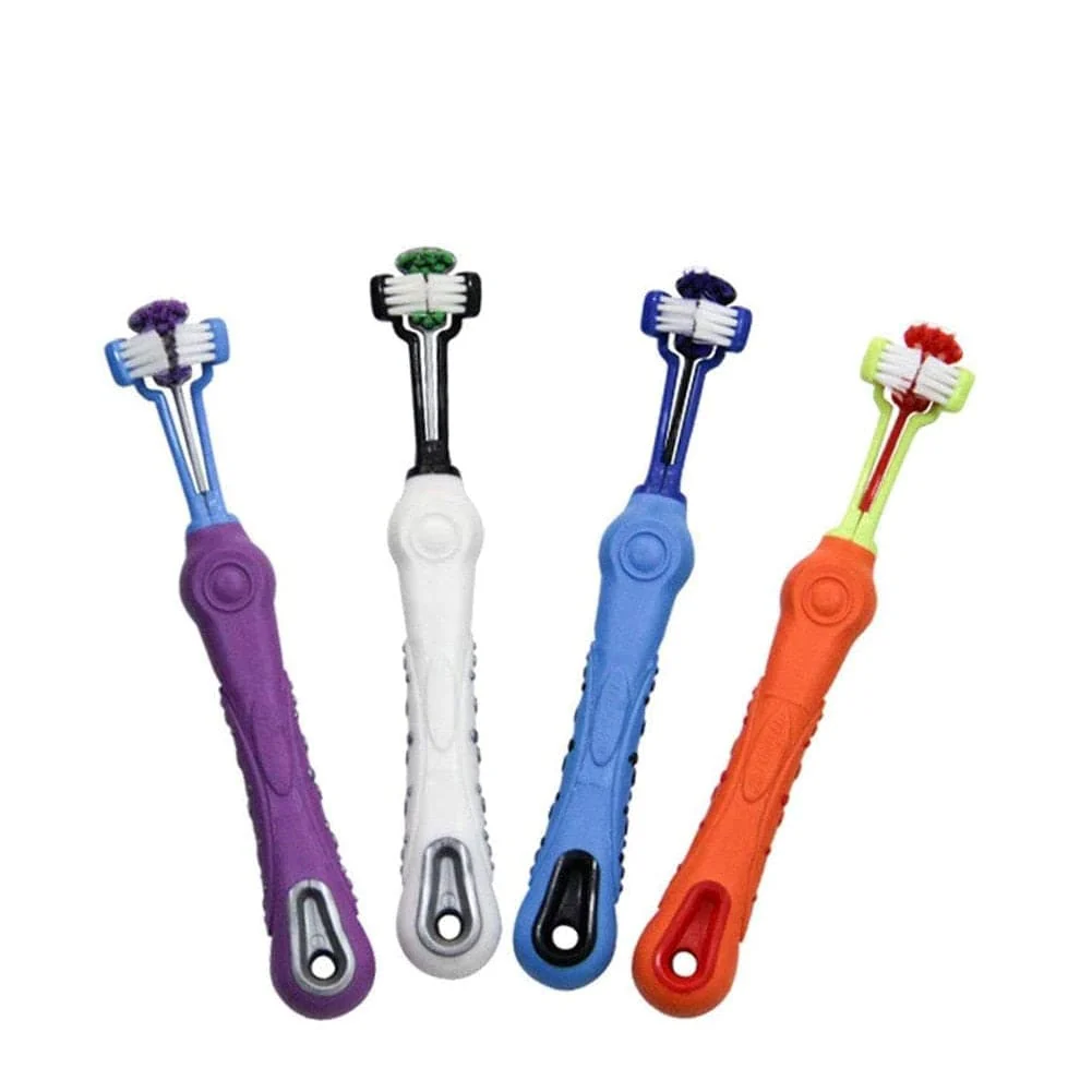 M-PETS 3 Headed Toothbrush - Image 2