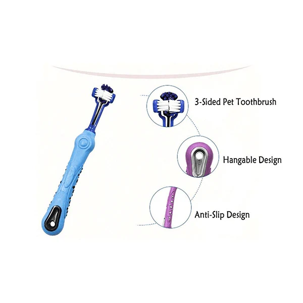 M-PETS 3 Headed Toothbrush - Image 3