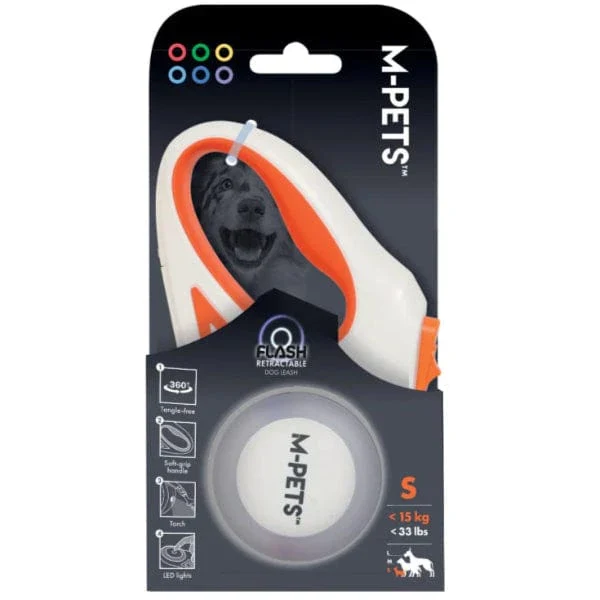 M-PETS FLASH Retractable Dog Leash