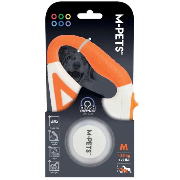 M-PETS FLASH Retractable Dog Leash - Image 12