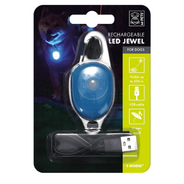 M-PETS Rechargeable LED Jewel for Dogs