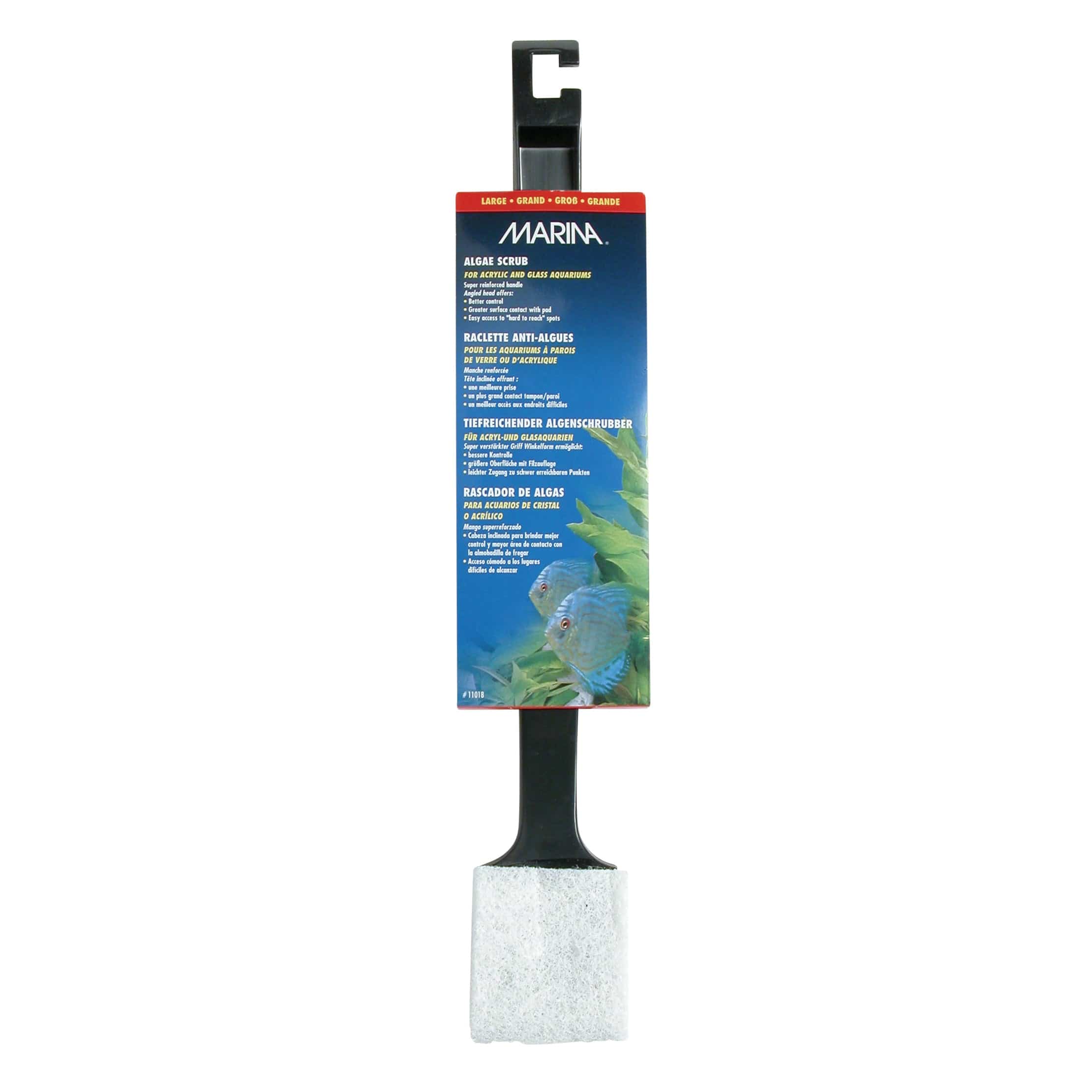 Marina Algae Scrubber with Plastic Handle - Image 2