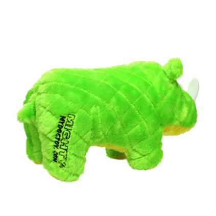 Tuffy Mighty Safari Rhinoceros Green Dog Toy - Image 3